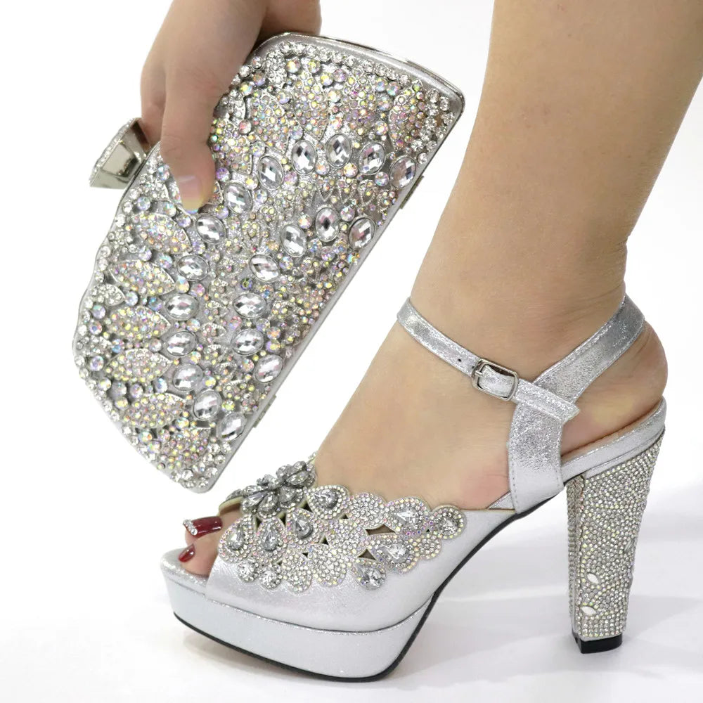 Italian Shoes and Bag Set HLO1-28
