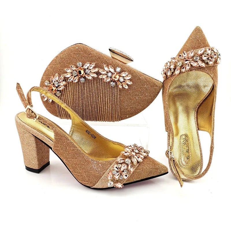 Italian Shoes With Matching Bags HYD1-66