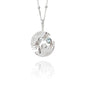 Hideaway Necklace – Sterling Silver Pendant with Blue Topaz