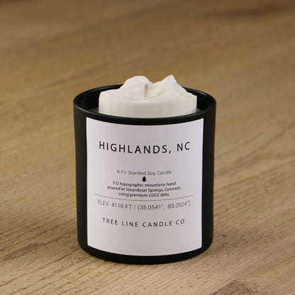 Highlands, NC Candle