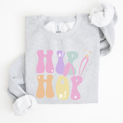 Hip Hop, Retro Easter, Bunny, Rabbit Sweatshirt