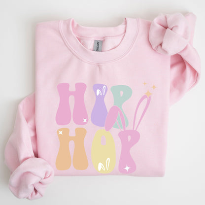 Hip Hop, Retro Easter, Bunny, Rabbit Sweatshirt