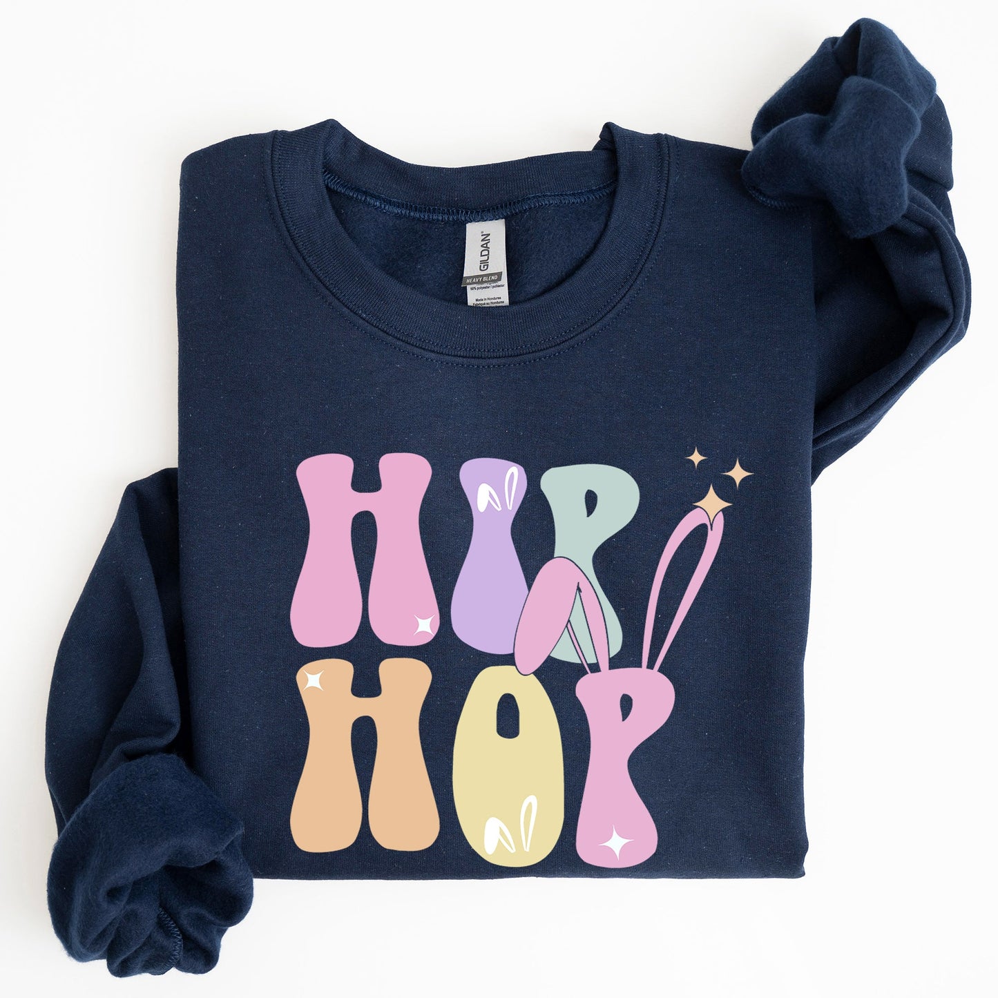 Hip Hop, Retro Easter, Bunny, Rabbit Sweatshirt