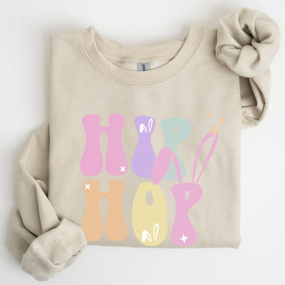 Hip Hop, Retro Easter, Bunny, Rabbit Sweatshirt