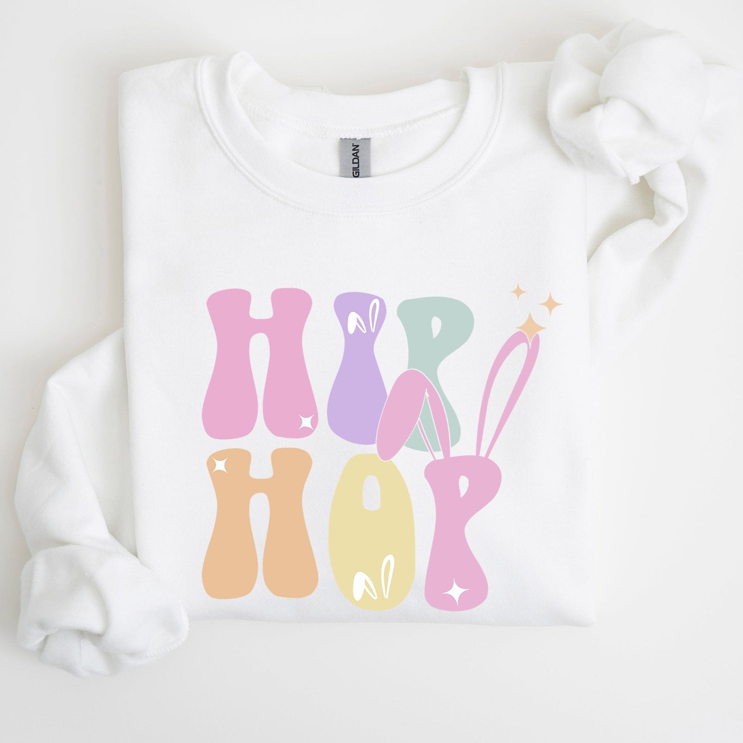 Hip Hop, Retro Easter, Bunny, Rabbit Sweatshirt