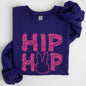 Hip Hop, Retro Glitter Effect, Bunny, Rabbit, Easter Sweatshirt