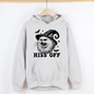 Hiss Off, Cat, Halloween Witch, Funny, Trendy, Graphic Hoodie, Hooded Sweatshirt