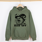 Hiss Off, Cat, Halloween Witch, Funny, Trendy, Graphic Hoodie, Hooded Sweatshirt