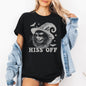 Hiss Off, Cat, Halloween Witch, Funny, Graphic Tee, Trendy, Tshirt
