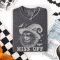 Hiss Off, Cat, Halloween Witch, Funny, Graphic Tee, Trendy, Comfort Colors T-Shirt