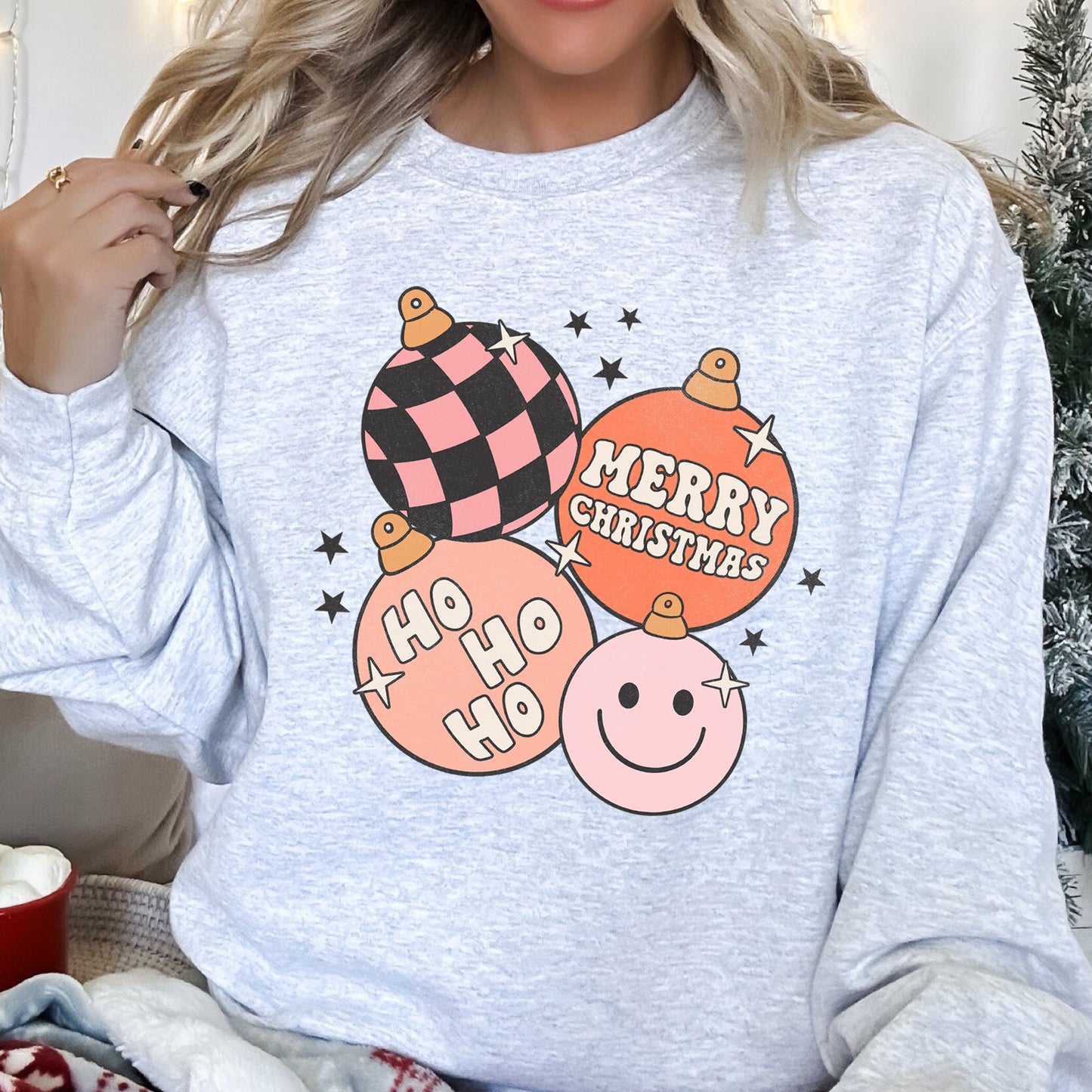 Ho Ho Ho Merry Christmas Retro Sweatshirt