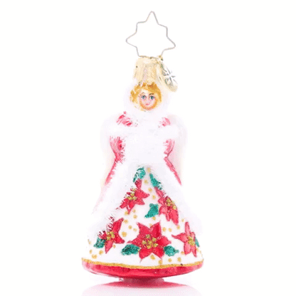 Christopher Radko Little Gem Glass Ornament - Holiday Joy Angel