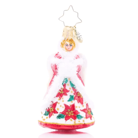 Christopher Radko Little Gem Glass Ornament - Holiday Joy Angel