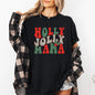 Holly Jolly Mama, Christmas, Winter, Santa, Xmas Tshirt Comfort Colors T-Shirt