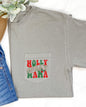 Holly Jolly Mama, Pocket, Christmas, Winter, Santa, Snow, Xmas Pocket Tee Comfort Colors T-Shirt