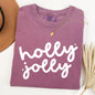 Holly Jolly, Retro Christmas, Classic, Winter, Santa, Xmas Tshirt Comfort Colors T-Shirt