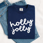 Holly Jolly, Retro Christmas, Classic, Winter, Santa, Xmas Tshirt Comfort Colors T-Shirt