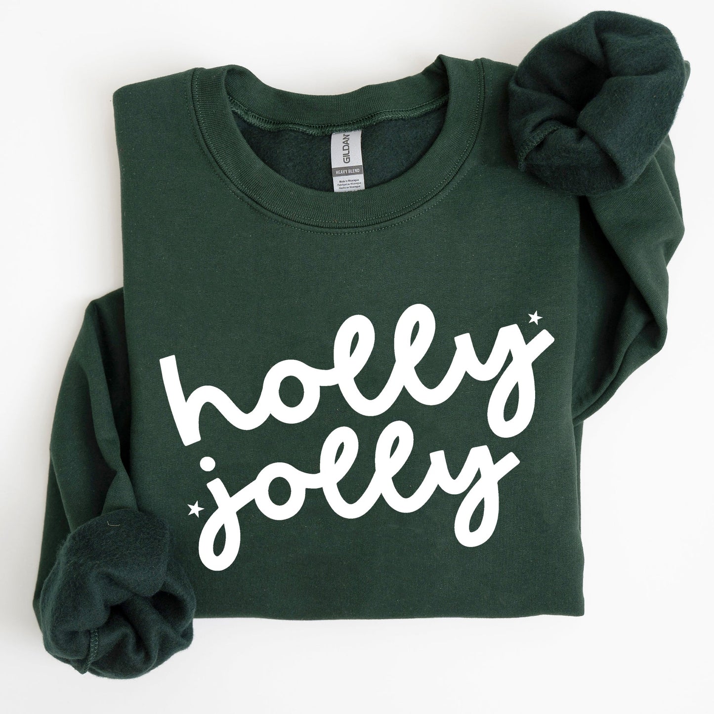 Holly Jolly, Retro Christmas, Classic, Winter, Santa, Xmas Sweatshirt