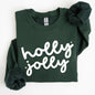 Holly Jolly, Retro Christmas, Classic, Winter, Santa, Xmas Sweatshirt