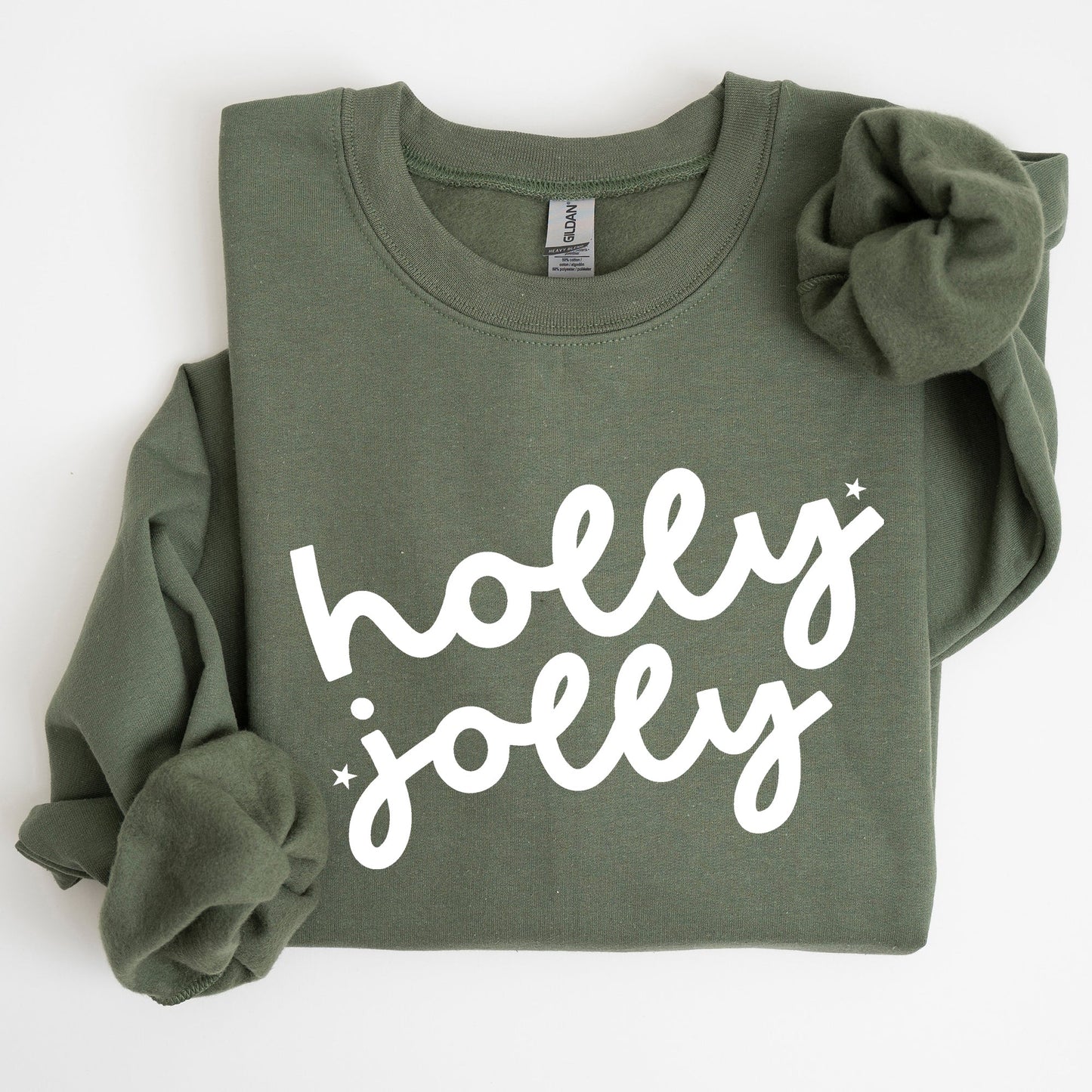 Holly Jolly, Retro Christmas, Classic, Winter, Santa, Xmas Sweatshirt