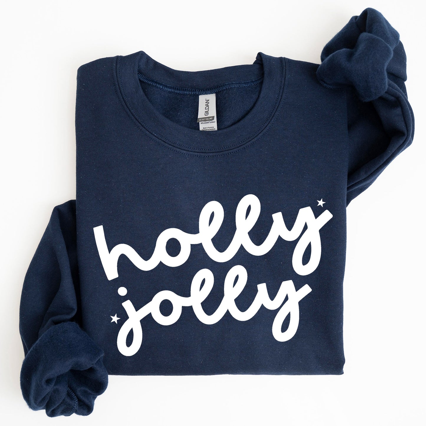 Holly Jolly, Retro Christmas, Classic, Winter, Santa, Xmas Sweatshirt