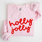 Holly Jolly, Retro Christmas, Classic, Winter, Santa, Xmas Sweatshirt
