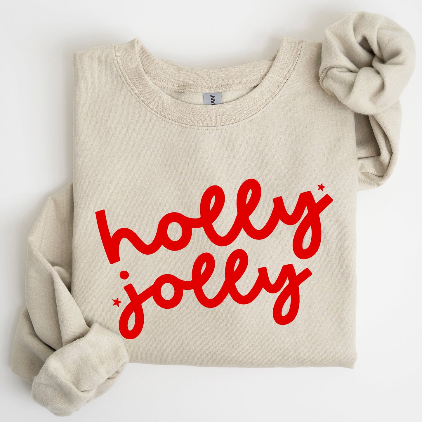 Holly Jolly, Retro Christmas, Classic, Winter, Santa, Xmas Sweatshirt