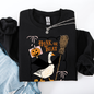 Honk or Treat, Cute Goose, Halloween, Witch Sweatshirt