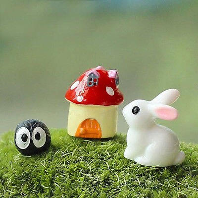 Hot sale 2pcs Mini Rabbit Ornament Miniature