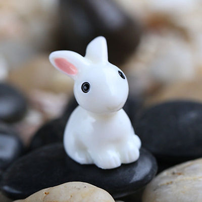 Hot sale 2pcs Mini Rabbit Ornament Miniature