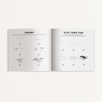 Under the Sea: How to Draw Books for Kids, with Dolphins, Mermaids, and Ocean Animals [Mini]