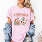 Howdy Christmas, Cowboy Santa, Western, Sleigh, Horse, Country, Xmas Tshirt Comfort Colors T-Shirt