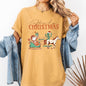 Howdy Christmas, Cowboy Santa, Western, Sleigh, Horse, Country, Xmas Tshirt Comfort Colors T-Shirt