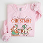 Howdy Christmas, Cowboy Santa, Western, Sleigh, Horse, Country, Xmas Sweatshirt