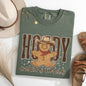 Howdy Christmas, Gingerbread Man, Cowboy Tshirt Comfort Colors T-Shirt