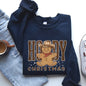 Howdy Christmas, Gingerbread Man, Cowboy Sweatshirt