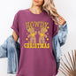 Howdy Christmas, Gingerbread Men, Western, Cowboy Tshirt Comfort Colors T-Shirt