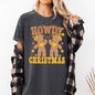 Howdy Christmas, Gingerbread Men, Western, Cowboy Tshirt Comfort Colors T-Shirt