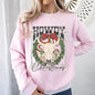 Howdy Christmas, Skull, Western, Cowboy Sweatshirt