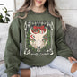 Howdy Christmas, Skull, Western, Cowboy Sweatshirt