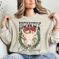 Howdy Christmas, Skull, Western, Cowboy Sweatshirt