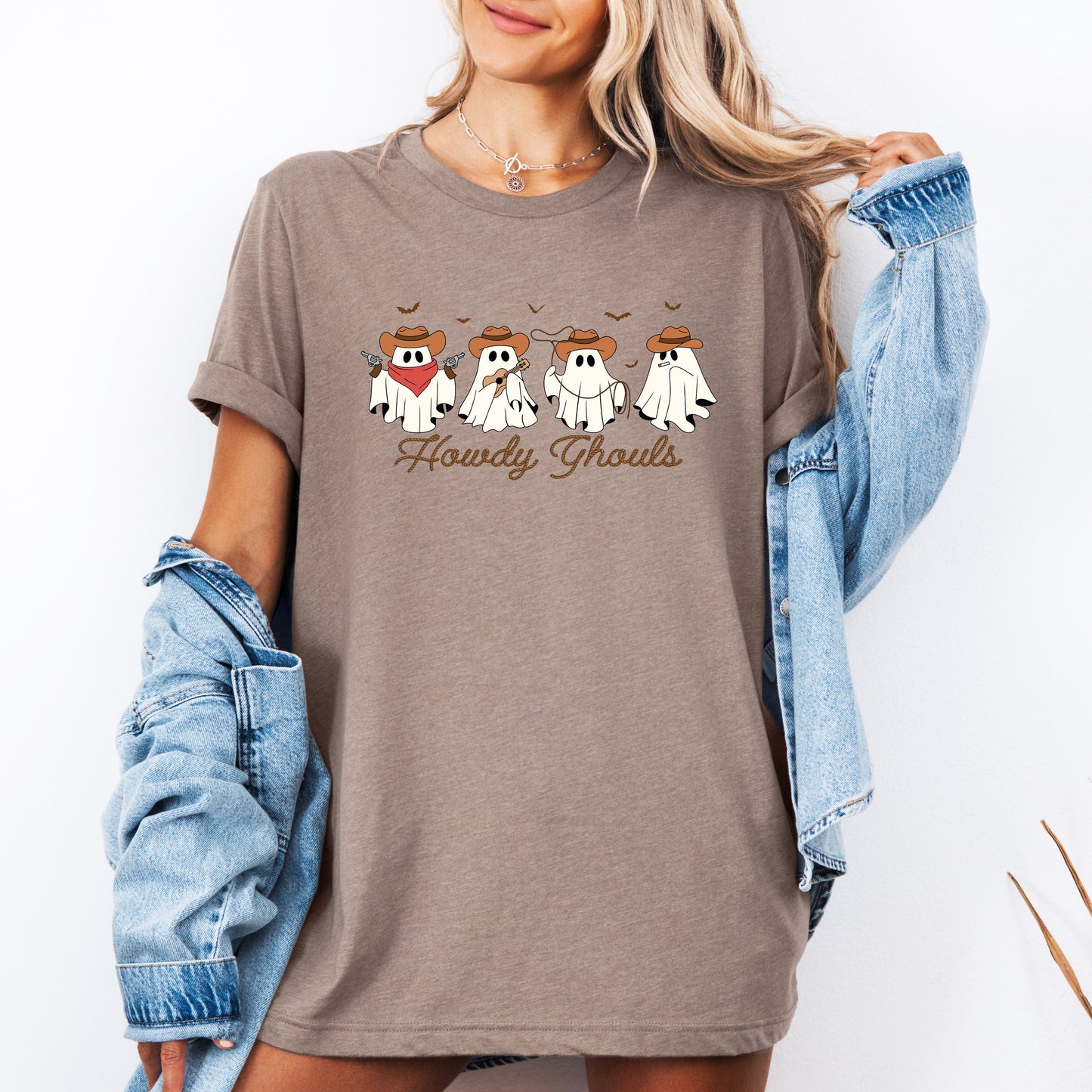 Howdy Ghouls, Cowboy Ghosts, Western, Halloween, Tshirt