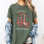 Howdy Holidays, Christmas, Cowboy Boot, Country, Western, Xmas Tshirt Comfort Colors T-Shirt