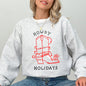 Howdy Holidays, Christmas, Cowboy Boot, Country, Western, Xmas Sweatshirt