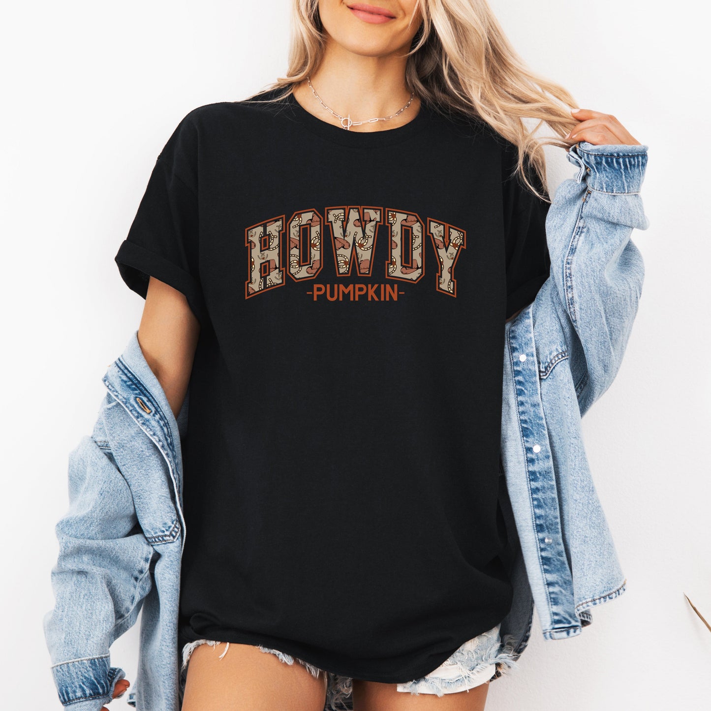 Howdy Pumpkin, Varsity, Collegiate, Fall, Autumn, Tshirt