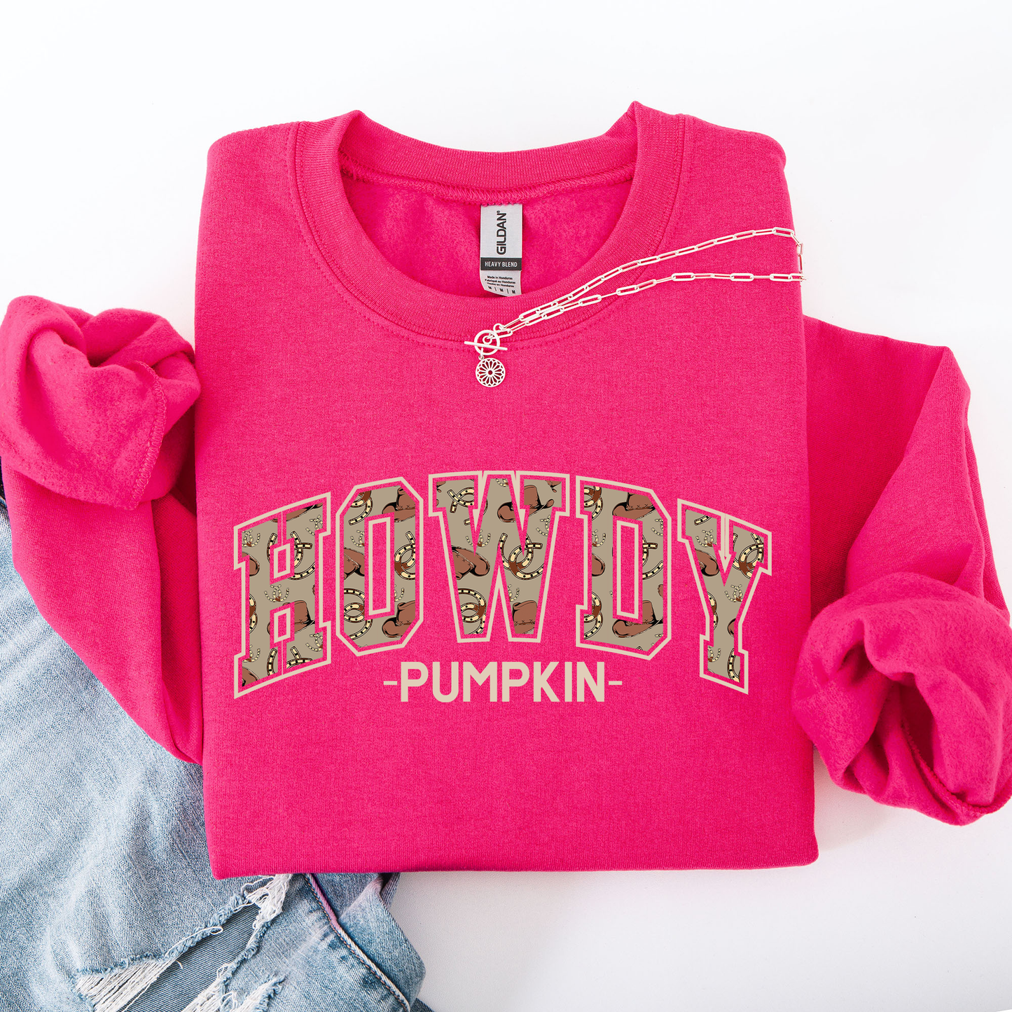 Howdy Pumpkin, Varsity, Collegiate, Fall, Autumn Sweatshirt