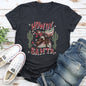 Howdy Santa, Santa Cowboy, Reindeer, Rodeo, Desert, Cactus, Christmas Super Soft Tees