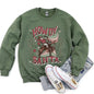 Howdy Santa, Reindeer Cowboy Rodeo Sweatshirt