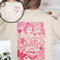 Howdy Valentine, Cowgirl, Western, Country, Love, Heart, Front and Back Sweatshirt