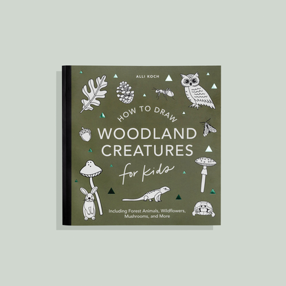 Mushrooms & Woodland Creatures: How to Draw Books for Kids with Woodland Creatures, Bugs, Plants, and Fungi
